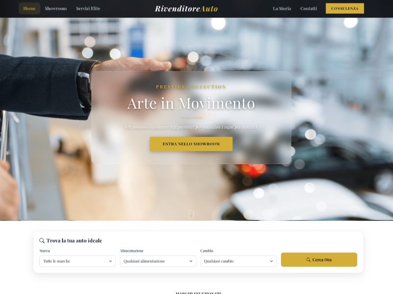 Sito Web Auto Premium 4